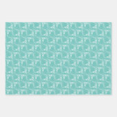 スカルと脊椎のボーン ラッピングペーパーシート (正面2)