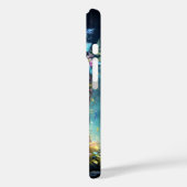 スカルと花が覆う Case-Mate iPhoneケース (裏面 / 左)