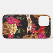 スカルと花の日 Case-Mate iPhoneケース (裏面 (横))