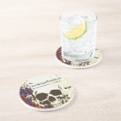 スカルと花コースター コースター (側面)