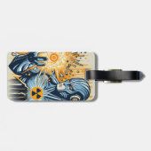 スカルと記号 ラゲッジタグ (裏面横)