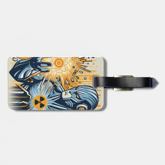 スカルと記号 ラゲッジタグ (裏面横)