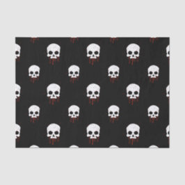 スカルと赤いドライブティッシュペーパー 薄葉紙