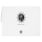 スカルと雪片 (裏面横)