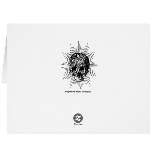 スカルと雪片 (裏面横)