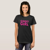 スカルと骨の悪い良い女 Tシャツ (正面フル)