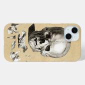 スカルと骨の構造 Case-Mate iPhoneケース (裏面 (横))