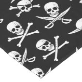 スカルと骨 ショートテーブルランナー (コーナー)