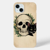 スカルと黒猫 Case-Mate iPhoneケース (裏面)