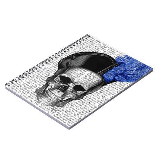 スカルとBlue Hat ノートブック (左側)