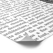 スカルとBlue Hat ポスター (角)