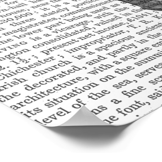 スカルとBlue Hat ポスター (角)