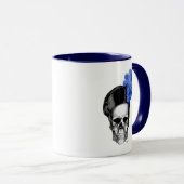 スカルとBlue Hat マグカップ (正面右)