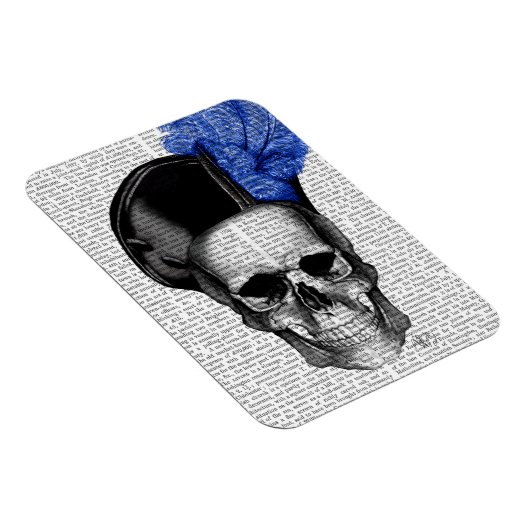 スカルとBlue Hat マグネット (右側)