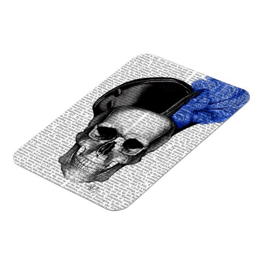 スカルとBlue Hat マグネット (左側)