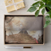 スカルとDaggerデコページ紙 薄葉紙 (ギフト)