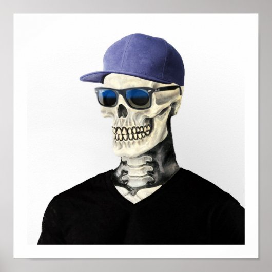 スカルとSwagger ポスター (正面)