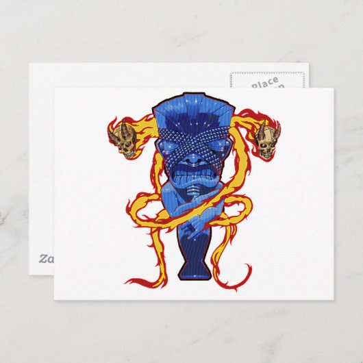 スカルとWiki ポストカード (正面/裏面)