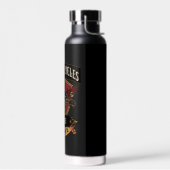 スカルに乗るバイク、ライブに乗る ウォーターボトル (左面)