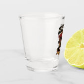 スカルに乗るバイク、ライブに乗る ショットグラス (左)