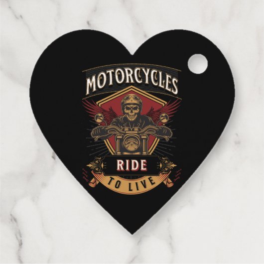 スカルに乗るバイク、ライブに乗る フェイバータグ (裏面)