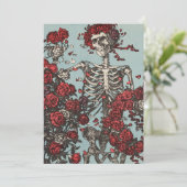 スカルに囲まれたバラ 招待状 (スタンド正面)