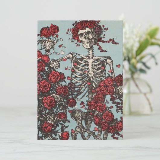 スカルに囲まれたバラ 招待状 (スタンド正面)