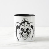 スカルのこっけい者のマグ マグカップ (中央)