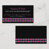 スカルのアーガイル; ウェブサイトのマーケティング 名刺 (正面/裏面)