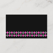 スカルのアーガイル; ウェブサイトのマーケティング 名刺 (裏面)