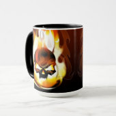 スカルのインフェルノのマグ マグカップ (正面左)