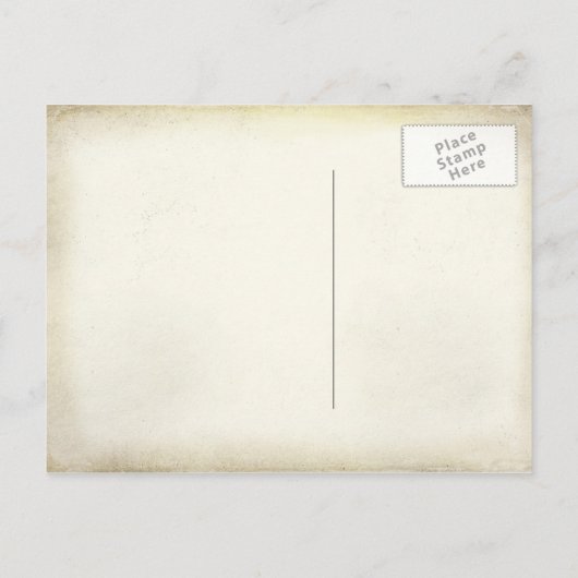 スカルのカップルの日は日付を保存 案内ポストカード (裏面)