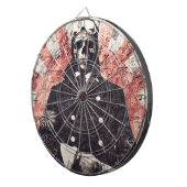スカルのカミカゼ ダーツボード (正面右)