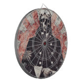 スカルのカミカゼ ダーツボード (正面左)