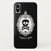 スカルのカメオ Case-Mate iPhoneケース (裏面)