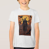 スカルのカラス トライブレンドＴシャツ (正面)