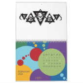 スカルのカレンダー カレンダー (2月 2026)