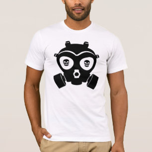 スカルのガスマスク Tシャツ