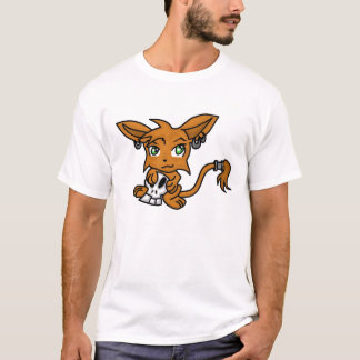 スカルのキツネ Tシャツ