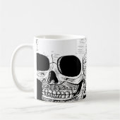 スカルのコーヒー・マグ コーヒーマグカップ (左)