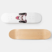 スカルのスケートボード スケートボード (横)