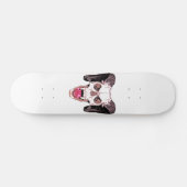 スカルのスケートボード スケートボード (横)