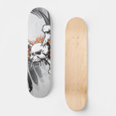 スカルのスケート スケートボード (正面)