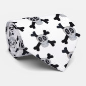 スカルのタイ ネクタイ (ロール)