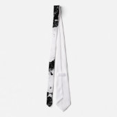 スカルのタイ ネクタイ (裏面)