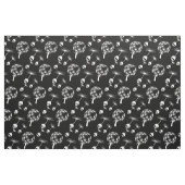 スカルのタンポポの種 ファブリック (ファットクウォーター)