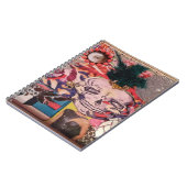 スカルのデザインのノート ノートブック (左側)