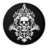 スカルのノブ セラミックノブ (正面)