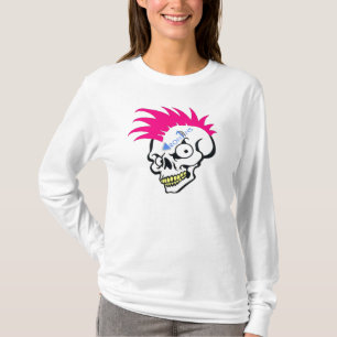 スカルのピンク Tシャツ