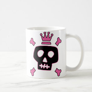 スカルのプリンセス コーヒーマグカップ